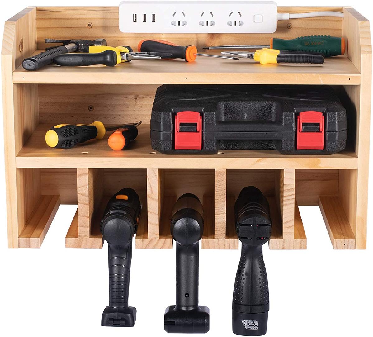 Power Tool Organizer, Power Tool charging station, Drill Charging