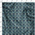 thumbnail image 3 of Soimoi Japan Crepe Satin Blue Fabric By the Yard - 54 Inch Wide - Florals Print Fabric - Elegant and Timeless Patterns for Fashion and Home Decor Printed Fabric, 3 of 6