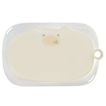 AYktou Plastic Cutting Board-Small Cutting Board with Built-in Grinder,BPA Free,Dishwasher Safe,Food Safe,Cute Special Baby Supplementary Food Chopping Board for Fruit/Vegetables/Baby Food
