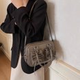 thumbnail image 1 of Bolso La Superior para Mujeres Lindas Pu Cuero Cierre Color Sólido Viajar Por, 1 of 9