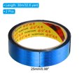thumbnail image 2 of Uxcell 25mmx30m Prism Tape Holographic Reflective Self Adhesive Decor, Blue 2 Pack, 2 of 5