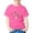 a-Hot Pink169, variant on VNKIDY Boys Girls Kids Child TShirts Casual Letter Grapghic Crewneck Tees Short Sleeve Loose Fit Breathable Top For Daily Outdoor Activities Pink 9-10 Years