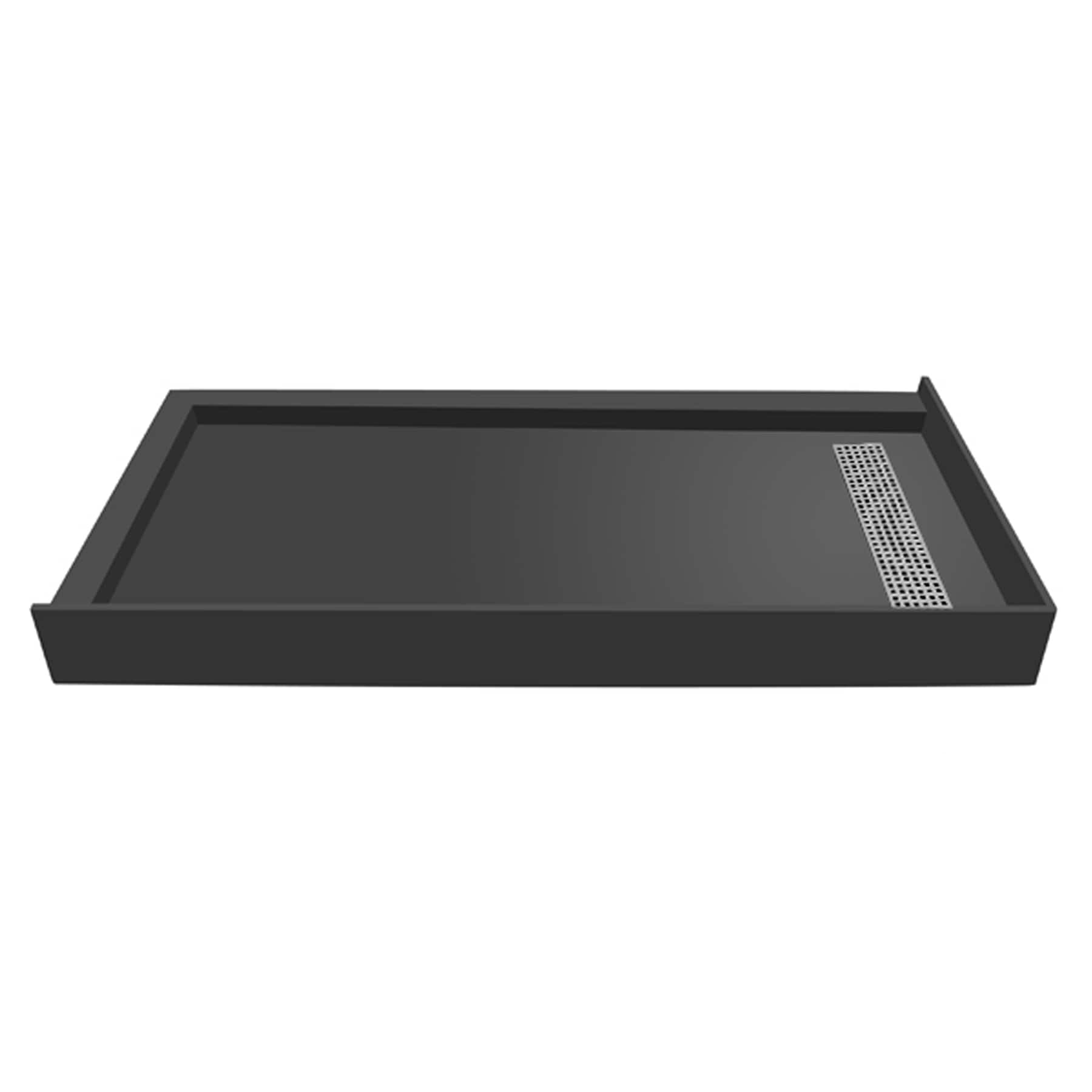 Tile Redi 72 X 48 Double Threshold Shower Base With Drain Grate