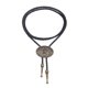 thumbnail image 5 of Corbata de bolo, collar occidental, corbatas de cuero para hombres, collar de vaquero para hombres Bronce, 5 of 9