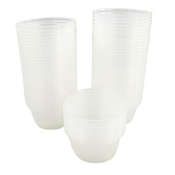 2 oz. Disposable Translucent Portion Food Cups Souffle Cups/Jello Shot Cups CUPS ONLY NO LIDS) Pack of 800