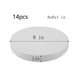 thumbnail image 2 of Foam Circles FFChuanhe, poliestireno redondo, 20,32 x 20,32 x 2,54 cm, paquete de 14 unidades, 2 of 7
