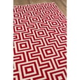thumbnail image 4 of Momeni Contemporary Rectangle Area Rug, Red, 6'7" X 9'6", 4 of 4