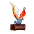 thumbnail image 3 of Estatua de carpa Feng Shui chino, decoración Feng Shui de resina con , escultura de carpa, figura de carpa para entrada, dormitorio, estantería, 3 of 8