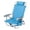 Blue | 32.28"H, variant on GZXS Backpack Beach Chair, 5 Position Adjustable Camping Chair, Portable Folding Chair with Pillow, Towel Bar, Cooler Bag and Storage Pocket, 220 lbs Capacity, Blue