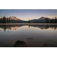 thumbnail image 2 of Hellmann, Stan 24x17 Gold Ornate Wood Framed with Double Matting Museum Art Print Titled - Sparks Lake II, 2 of 4