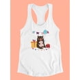 thumbnail image 3 of Party Animals Collection C. Racerback Tank Women -June Erica Vess Designs, Female x-Small, 3 of 4