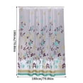 thumbnail image 3 of Printed Fabric Shower Curtain Thickened Fabric Coffee Tree Shower Curtain With Hook Christmas Shower Curtain Plaid Girly Shower Curtain Guest Bathroom Shower Curtains Set Shower Curtain And Rug Set, 3 of 4