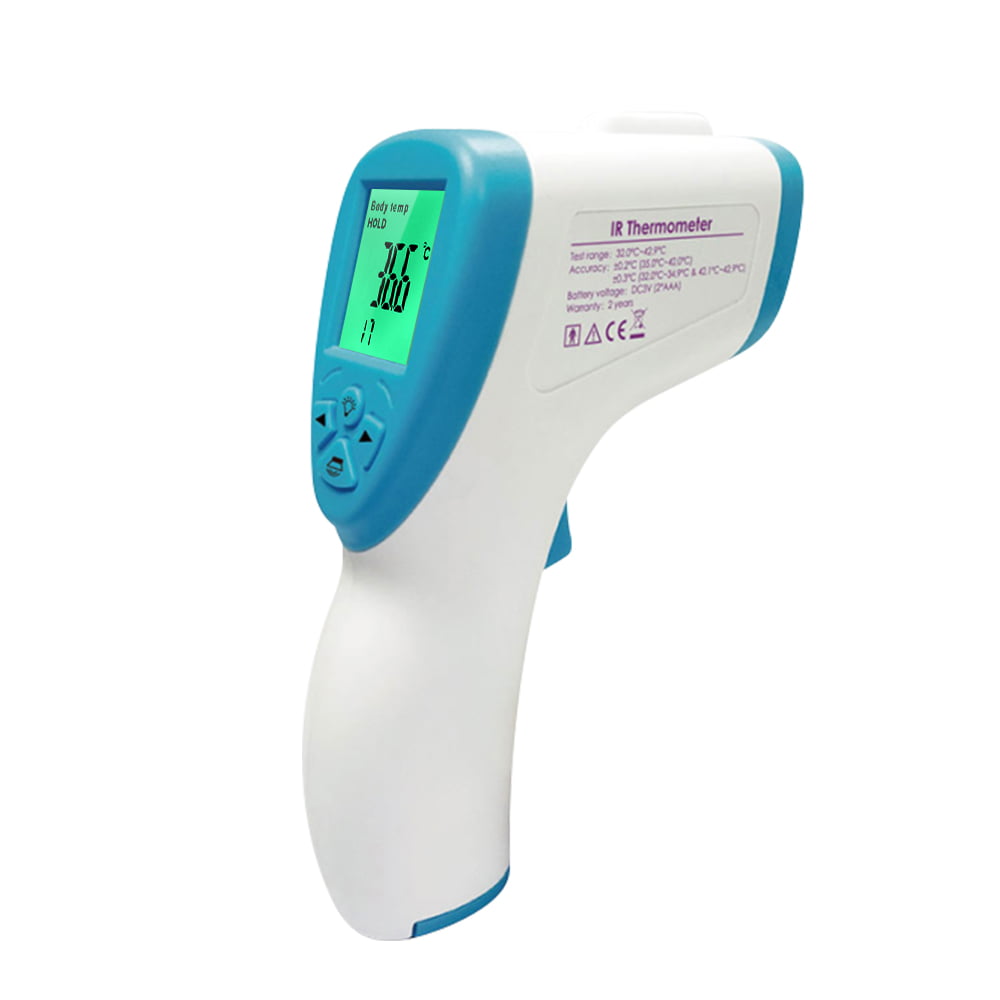 Digital Thermometer IR Infrared Non-Contact Forehead Body Temperature Gun 2pk 