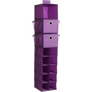 13 Shelf Organizer and 2 Pack Drawers, Purple