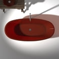 thumbnail image 5 of Anzzi FT-AZ521-PU 65 in. Ember Stone Freestanding Bathtub in Translucent Evening Violet, 5 of 7