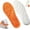 Orange, variant on Insoles for Men and Women with Memory Foam & Arch Support, Breathable Massage Cushion Inserts for Men Women, Trim to Fit All Shoes for Work, Sports, Daily Comfort