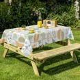 thumbnail image 6 of Nanqianyi 60x102 Tablecloth,Abstract Art Lines Waterproof Stain Proof Table Coverfor Dining Room Kitchen Decor, 6 of 6