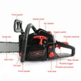 thumbnail image 7 of 62CC 20 Inch Gas Chainsaws,2 Cycle Gasoline Chainsaw Gasoline Powered Handheld Cordless Petrol Gasoline Chain Saw Chainsaw for Farm, Garden and Ranch (Black), 7 of 7