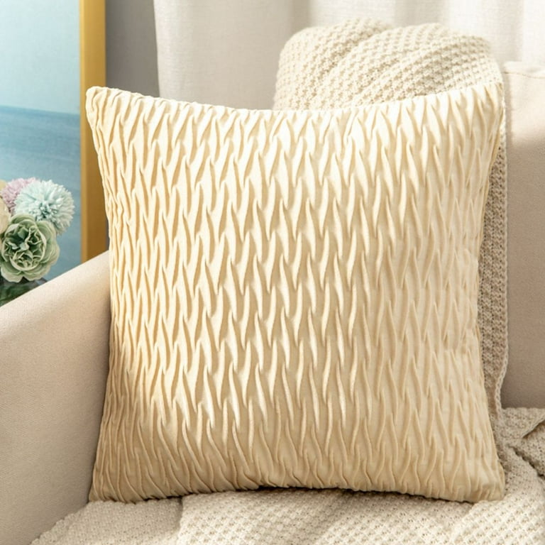 Pleated pillow outlet case