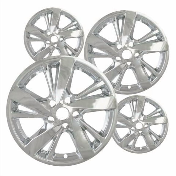 17 inch Chrome ABS Wheel Skins Set Compatible with 2013-2018 Nissan Altima & Impostors for 62593 Wheel Series