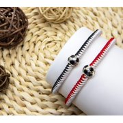 Soccer Bracelets for Men Women and Kids - Stylish Accessories for Soccer Fans Team Spirit Gifts For boys Girls 8-12 and Game Decor… (Blue 2PCS)