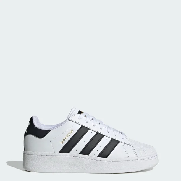 Size 11 - Adi-das Men’s Superstar XLG White Black Gold NWT