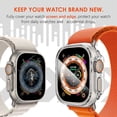 thumbnail image 3 of For Apple Watch 8 Ultra Case, Tempered Glass Protective Film & Hard PC Bumper Sets, 3 of 5