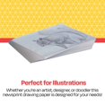 thumbnail image 4 of Papel de dibujo Sax School Smart 85250, 30 libras, A4, 500 hojas, 4 of 9