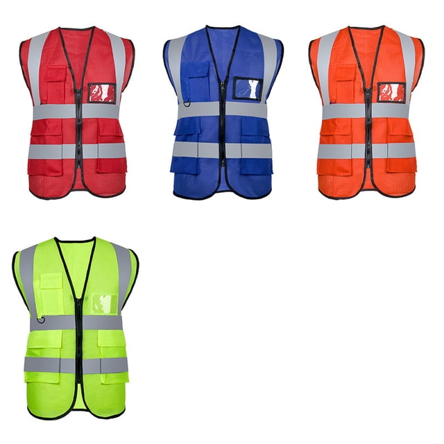 Chaleco reflectante para construcción, chaleco reflectante de seguridad, ropa reflectante para trabajos de tráfico, impresión