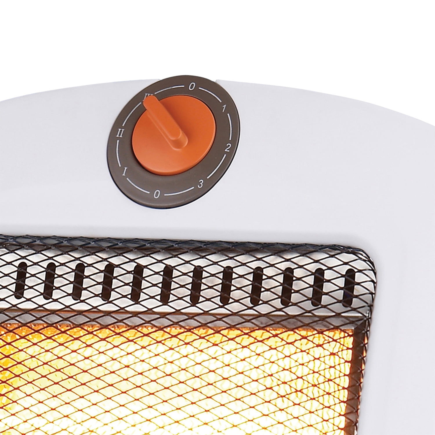 Brentwood H-Q1000Q 1,000-Watt-Max Portable Quartz Space Heater, White
