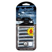 Refresh Your Car! Air Freshener, Lightning Bolt/Ice Storm, 6 Pack