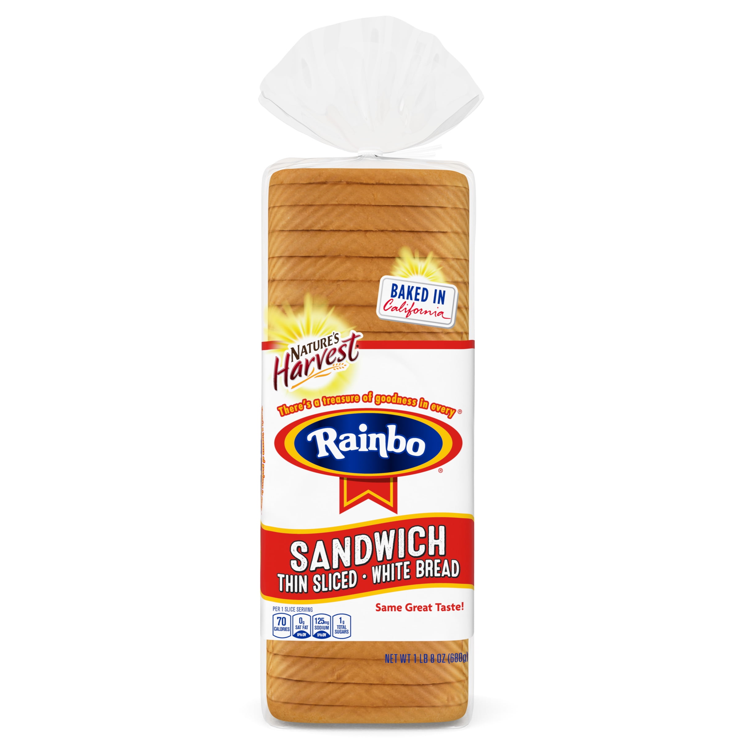 Rainbo / NH Sandwich White Bread, 24 oz
