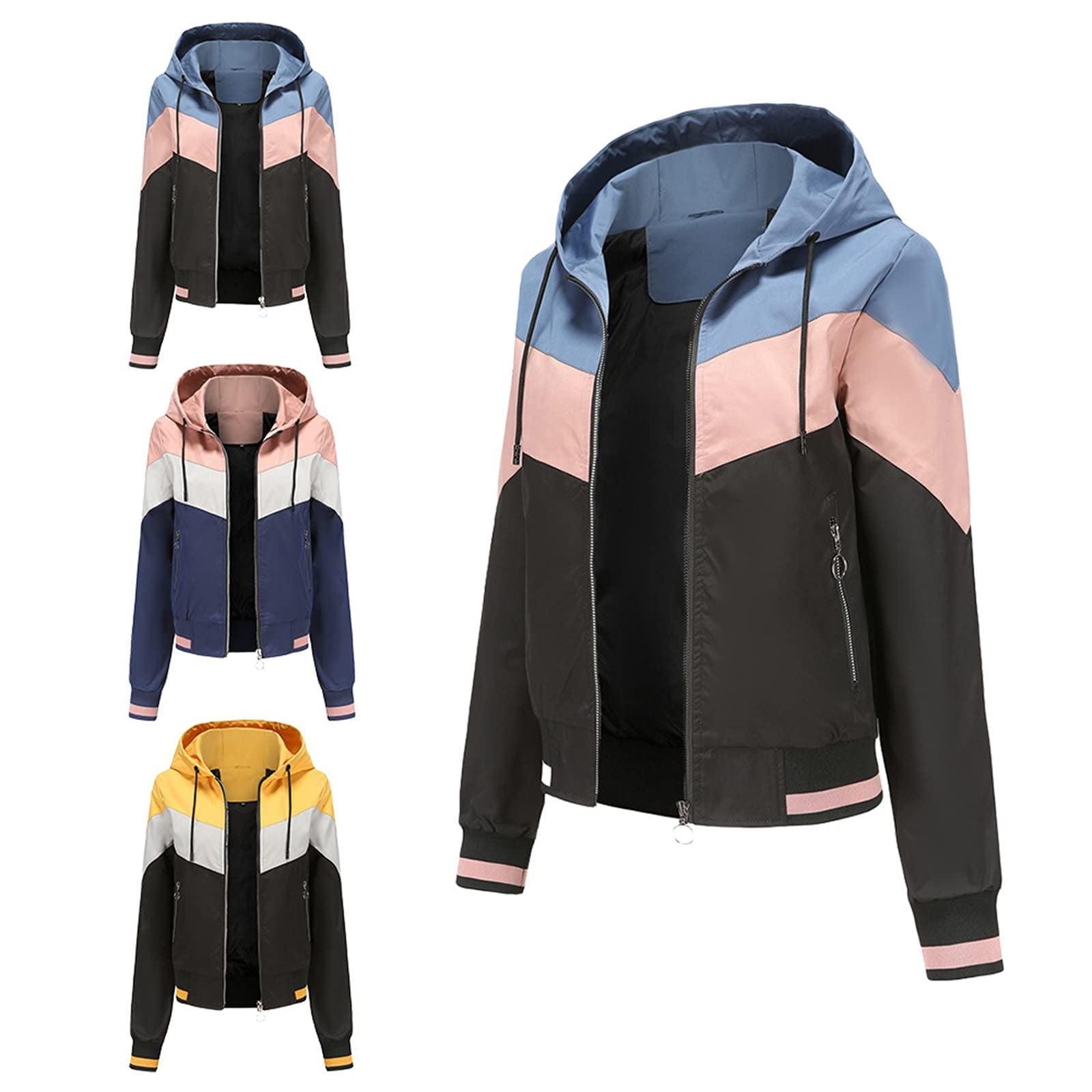 Lightweight Jackets for Women Casual Women s Ski Jacket Womens Snow Jacket Waterproof Ski Coat Snow Coat Warm Winter Hooded Mountain Snowboarding