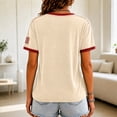 thumbnail image 5 of 9/11 25th Anniversary Shirt T Shirts for Women We Will Never Forget 911 Patriotic Vintage Memorial Honor Tops Beige S, 5 of 5