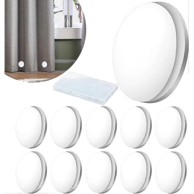 Lot De 10 Paires De Rideaux De Douche Magnétiques Ronds - Poids Pour Lot De 10 Paires De Rideaux De Douche Magnétiques Ronds - Poids Pour