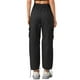 thumbnail image 3 of INSPIRAR CHIC Pantalones cargo largos casuales de mujer Y2K con cintura alta y bolsillos en negro, 3 of 6