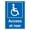 Color 3847, variant on Disabled Access at Rear' Sign in Choice of Materials Safety Signs Access Awareness Signs Disabled Access Signs Metal Sign Tin Sign 12x16 Inch