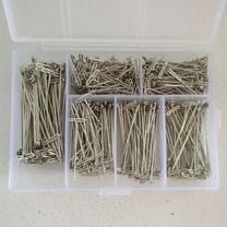 HONITANO 450Pcs Sewing T Pins for Jewelry Display and Knitted Projects Nickel Plated Steel Silver T Bar Head