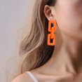 thumbnail image 3 of Elegant French Acrylic Earrings for Women Classic Solid Color Retro Style Fashion Statement Lightweight Chic Accessory, 3 of 4
