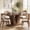 Dark Brown, variant on Fnova 47.24" Rectangular Farmhouse Dining Table, Wood Coffee Table for 4 People, Modern Kitchen Table for Dining Room, Light Brown (Chairs Not Included)