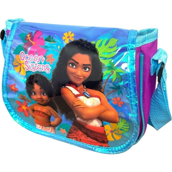 Moana Little Girl Flap Over Crossbody Purse Shoulder Bag Moana-Ocean Sisters