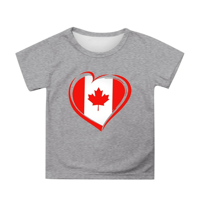 MEZZALL T-Shirt à Manches Courtes pour Filles, Col Rond, Coupe Décontractée, Basique, Gris, 8-9 Ans