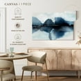 thumbnail image 5 of Elephant Stock Mystic Horizon I Wall Art - Horizontal Canvas Wall Art - Living Room Wall Decor - Abstract Canvas - Black And Blue Decor By Annie Warren - 24" x 16", 5 of 8
