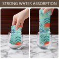 thumbnail image 6 of 2 Pcs Pioneer Flower Floral Print Pattern Kitchen Towels, Funny Microfiber Dish Towel Set, 18" X 26" Tea Towels, 6 of 6