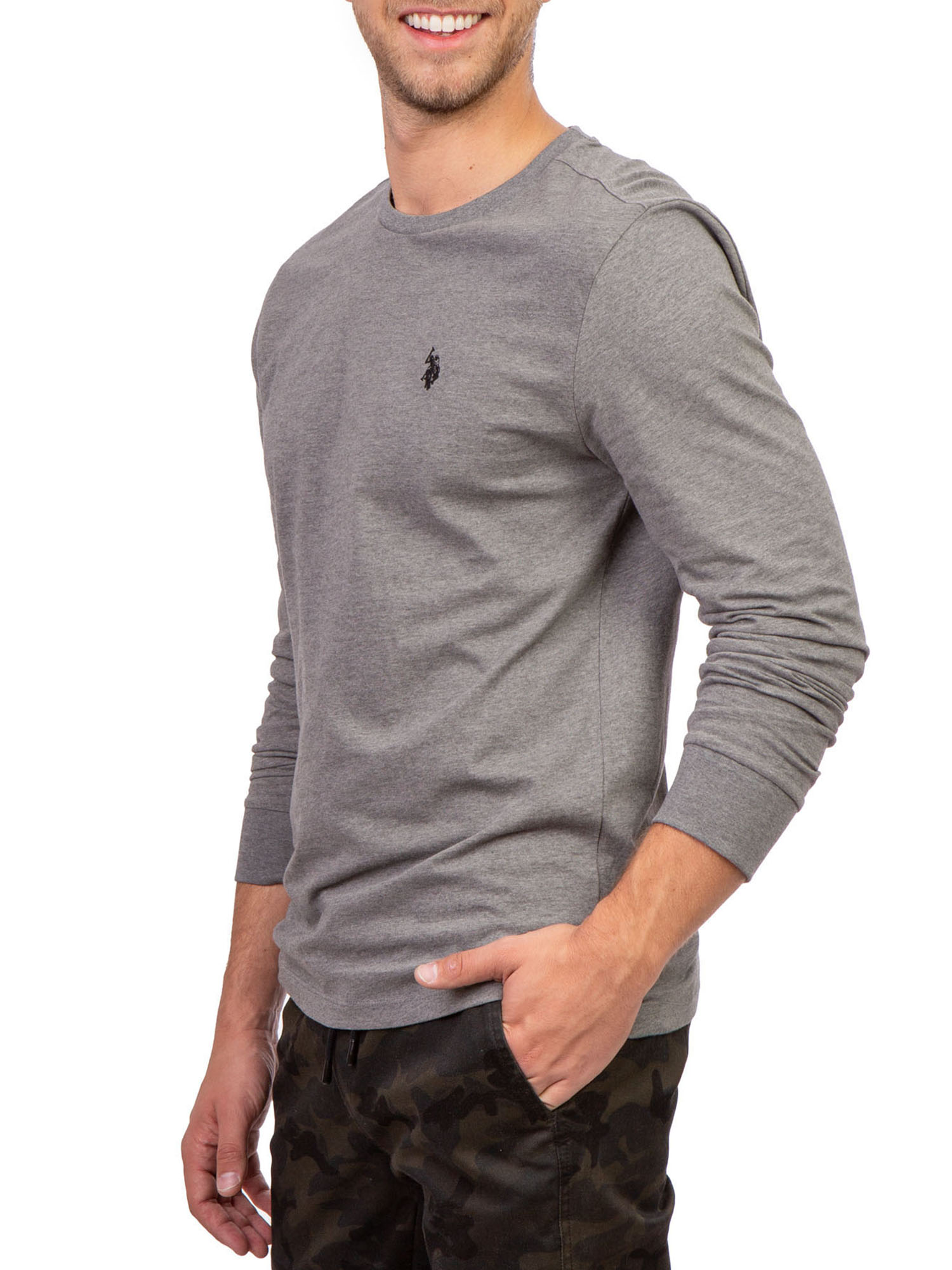 U.S. Polo Assn. Men's Long Sleeve Solid T-Shirt - image 2 of 4