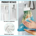 thumbnail image 6 of ZIATUBLE Beach Ocean Bathroom Hand Towels Starfish Dish Towels for Kitchen Drying Set of 2 Machine Washable Hanging Dual-Purpose Hand Towel Easy to Install Hanging Tie Towels Tea Towels, 6 of 7