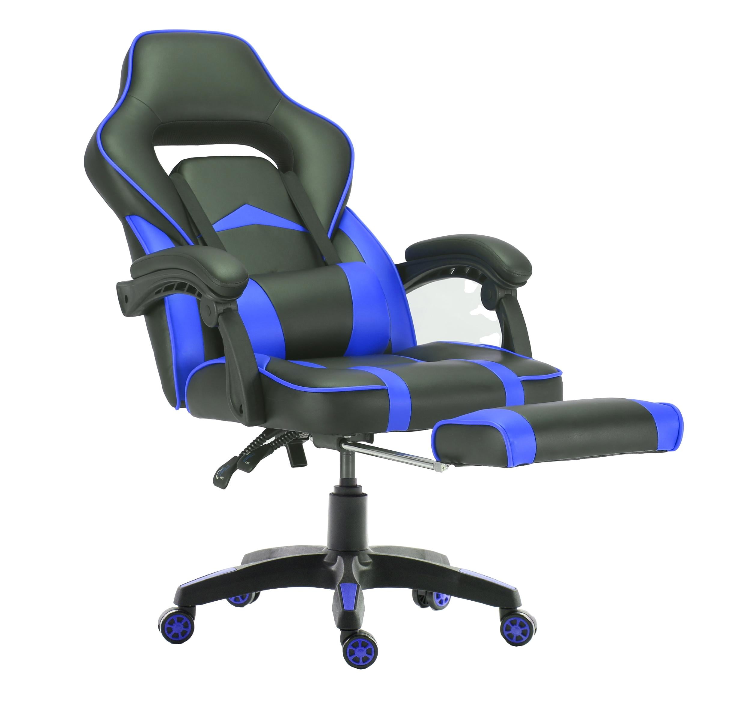 ViscoLogic Supra Ergonomic High Back Sports Style Home Office Gaming chair with Footrest Walmart