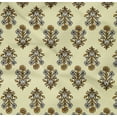 thumbnail image 4 of oneOone Cotton Poplin Twill Light Yellow Fabric Leaves & Floral Block Quilting Supplies Print Sewing Fabric By The Yard 56 Inch Wide, 4 of 4