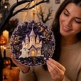 thumbnail image 6 of Diamond Art Kits Hanging Halloween Haunted House, DIY 5D Special Shaped Diamond Painting Craft Gem Art Rhinestone for Adults and Home Window Door Decor, Happy Halloween, 6 of 6