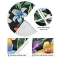 thumbnail image 4 of Various Flowers Christmas Tree Skirt Stand Mat Waterproof Floor Protection Mat for Holiday Decoration, 4 of 6